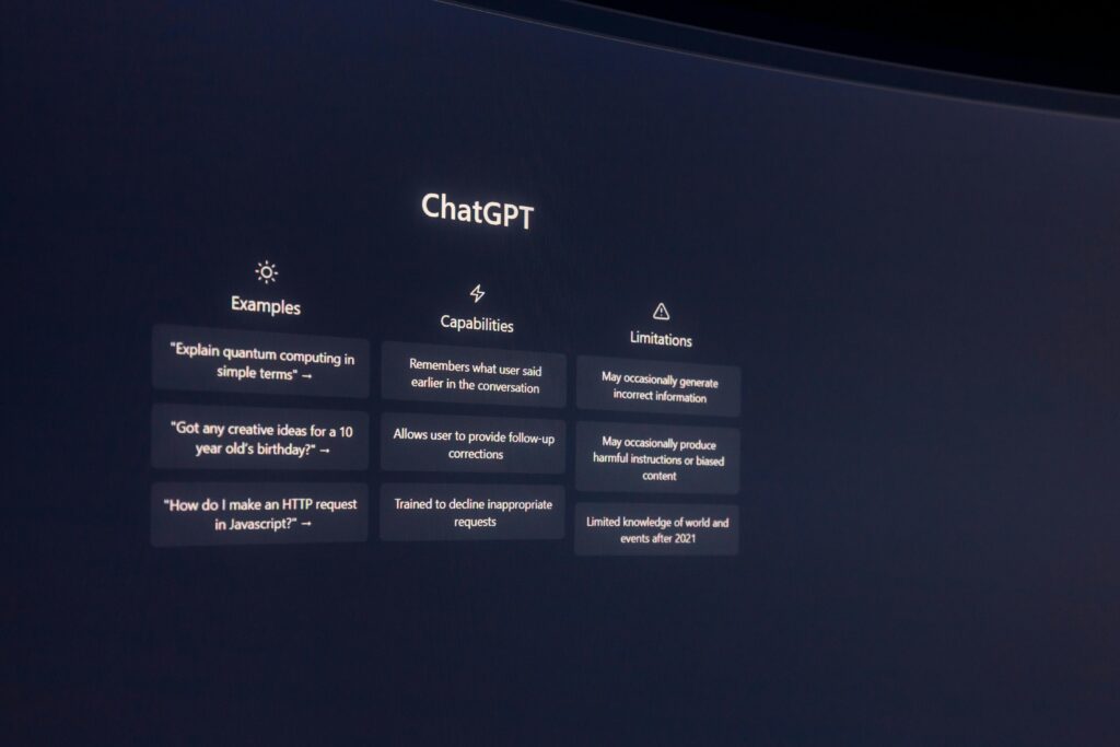 AI writing assistant generating content